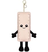 FunisFun Ruler Plush Keychain for Backpacks, Cute Corduroy Soft Ruler Plush, Ideal Gift for Women...