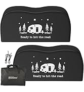 RVINGPRO RV Tire Covers Dual Axle, Trailer Tire Covers 2 Pack, Fits 27"-30" Dia Tires, Waterproof...