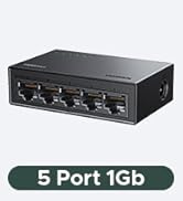 UGREEN Ethernet Switch Network Splitter 1000Mbps PoE