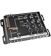 PRV AUDIO Crossover Car Audio EX3.5 Stereo 3 Way or 2 Way Electronic Crossover 9 Volts, 4 in 6 Ou...