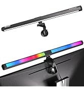 Quntis Monitor Light RGB PRO Backlight, Eye-Care Dual Light Computer Light Bar Gaming Office Desk...