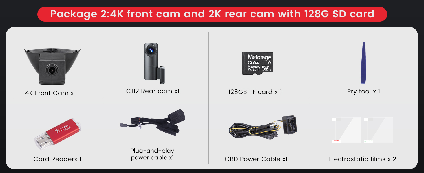 honda civic dash cam front and rear