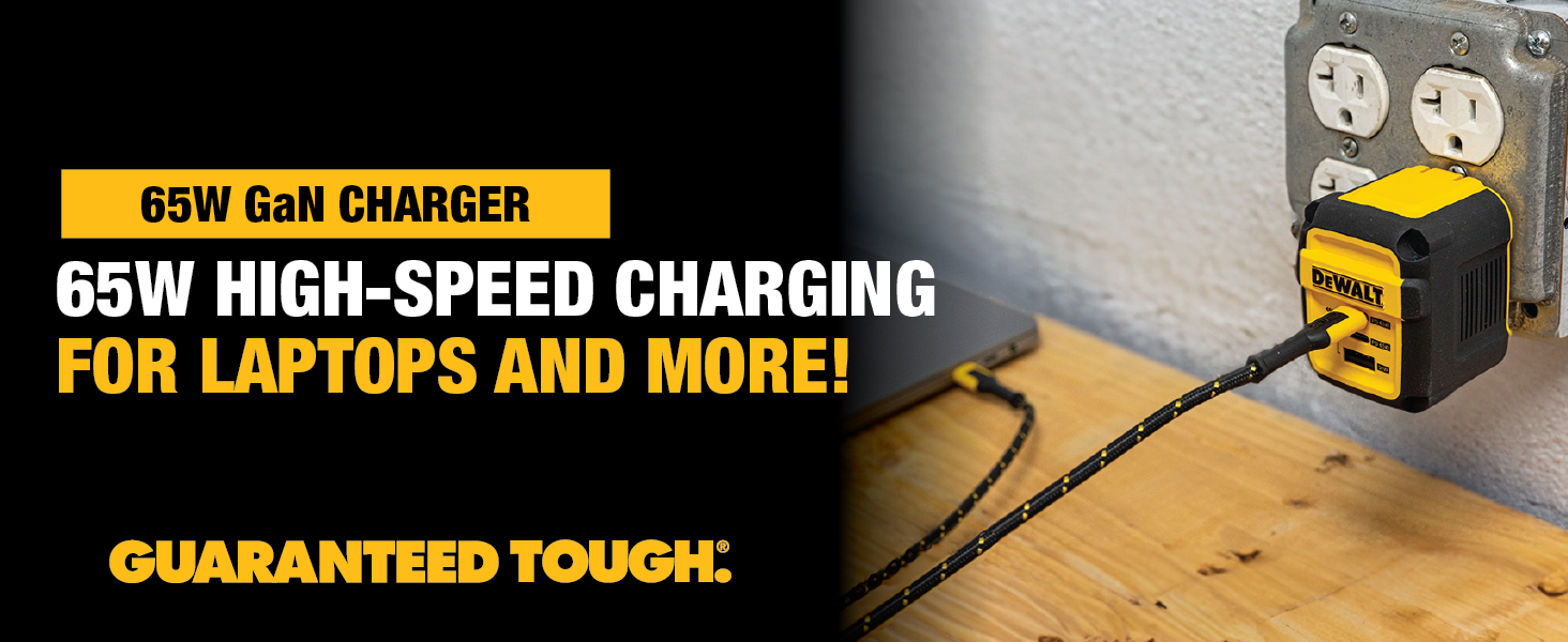 65 watts for high-speed charging