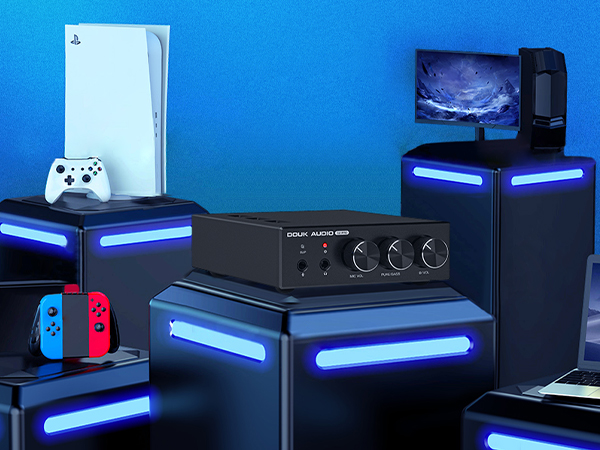 Douk Audio Q2Pro Stereo Gaming DAC Headphone Amp