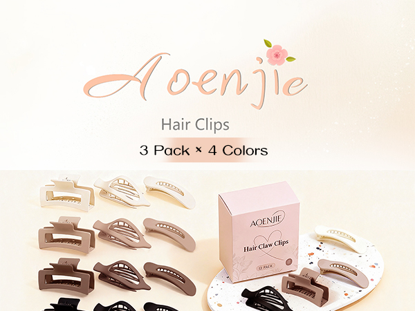 Flat Hair Clips for Women