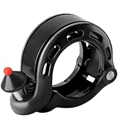 ROCKBROS Bike Bell, Hidden Bicycle Bell with Clear&amp; Long Sound, Durable MTB Bell for 22.2/25.4/31...