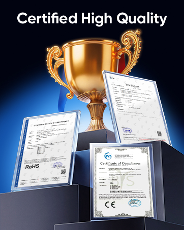 certified high quality through industry certification ensure high quality