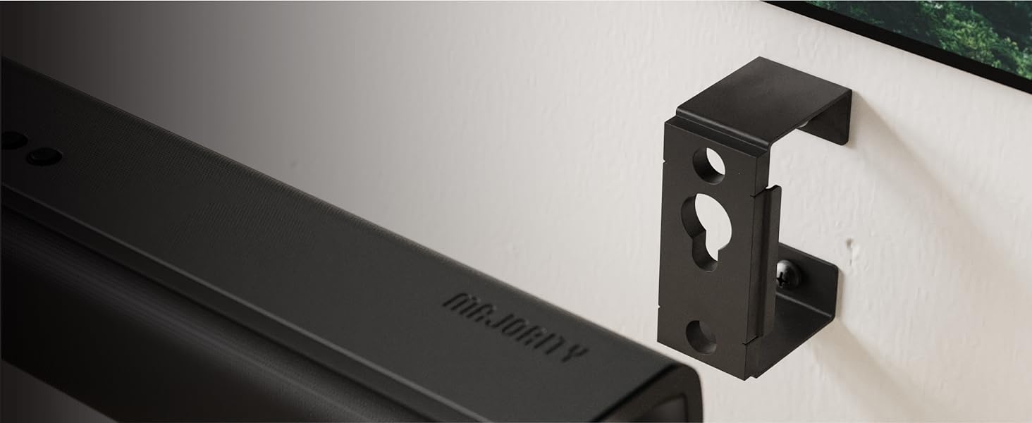 The Naga 60 TV Soundbar is wall-mountable, space-saving solution for your home theater setup