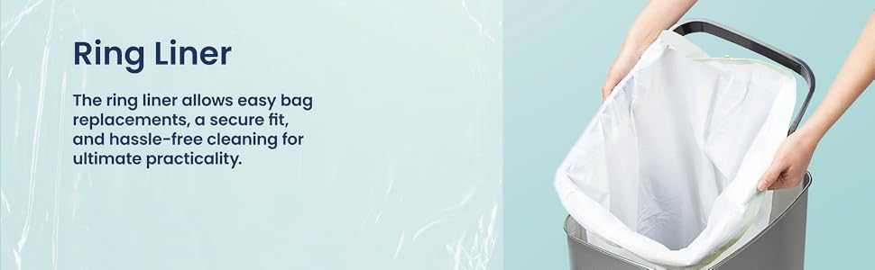 Ring Liner for easy bag changes