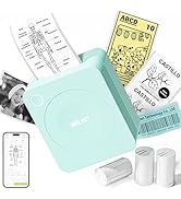 Nelko Sticker Printer, PM230 Print Pod Mini Bluetooth Portabel Sticker Maker with 3 Rolls Paper, ...