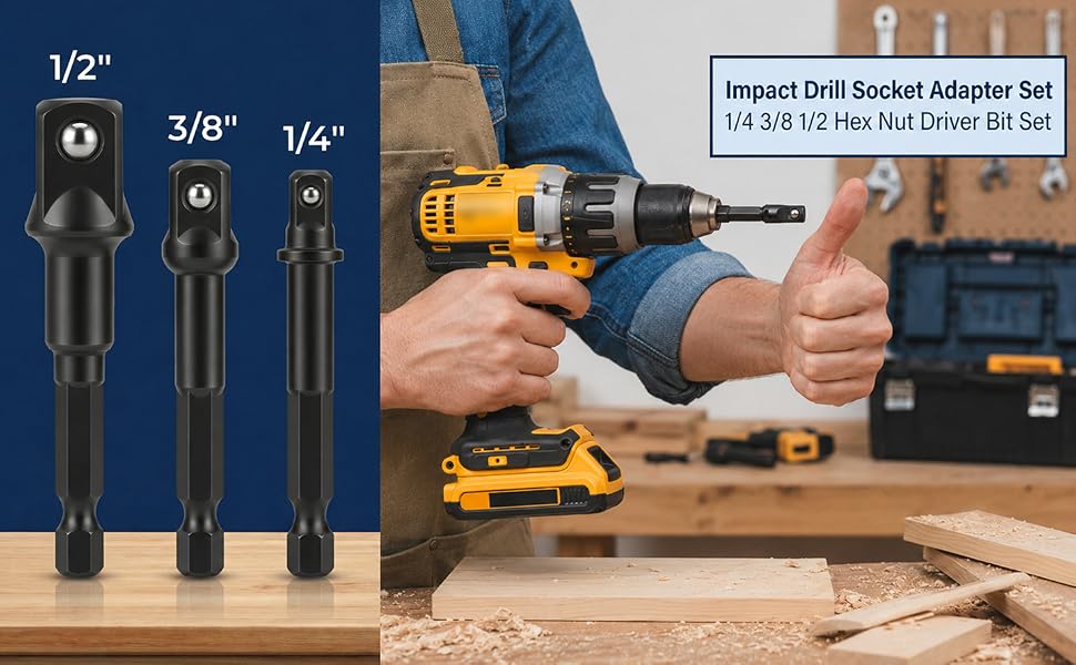 1/4&amp;#34;, 3/8&amp;#34;, 1/2&amp;#34; Drive