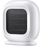 SWEETFULL Space Heater for Indoor Use, 1500W Portable Electric Heater w/4 Mode Timers, Small Cera...