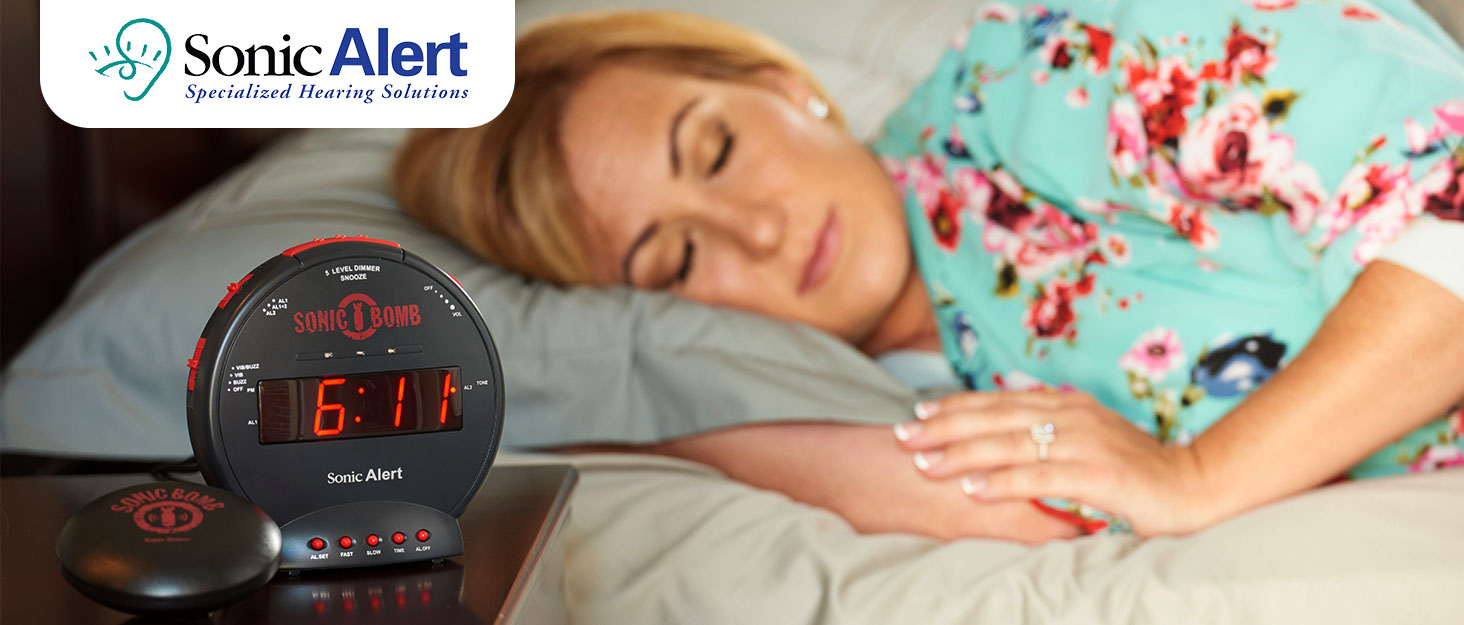 Sonic Alert Digital Alarm Clock for Heavy Sleepers Adults, digital alarm clocks for bedrooms,