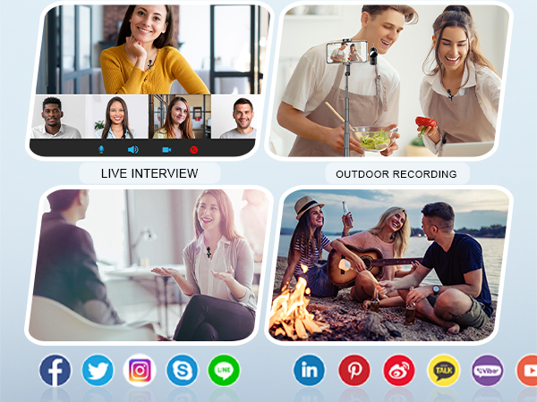 Noise Reduction,Microphone Video Recording, Live Streaming (Black, 3microphone)