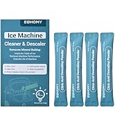 EUHOMY Ice Maker Cleaner &amp; Descaler | 4 Use &amp; Individually Packed | Ice Machine Cleaner with Orga...