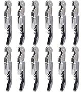 RECUTMS 12 Pack Wine Opener Corkscrews for Wine Bottles Heavy Duty Stainless Steel with Foil Cutt...