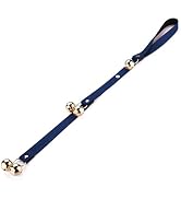 CATHYLIFE Leather Dog Doorbells for Door Knob/Potty Training/Go Outside, Length Adjustment Copper...