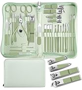 Manicure kit Personal Care Mens Grooming Kit, 30 in 1 Professional Nails Kit Pedicure Kit, Nail C...