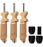 HzdaDeve 3PK Upgraded 0.25MM 0.4MM 0.6MM Hotend Kit for Flashforge AD5X Quick-Detachable Nozzle E...