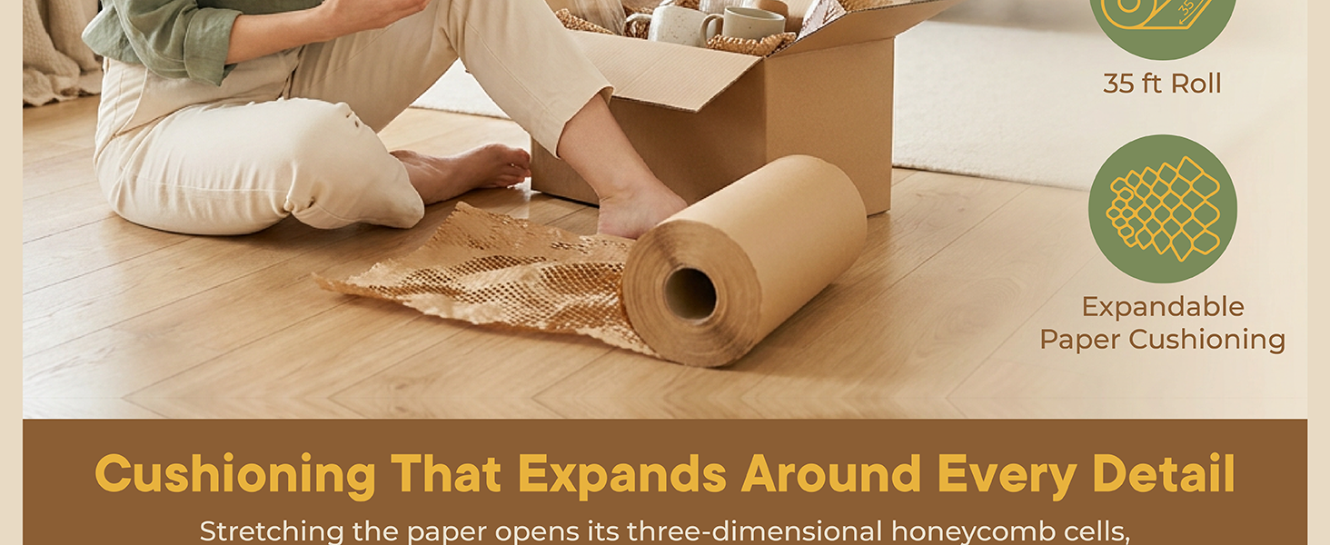 honeycomb packing papper
