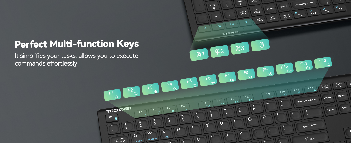 bluetooth keyboard rechargeable