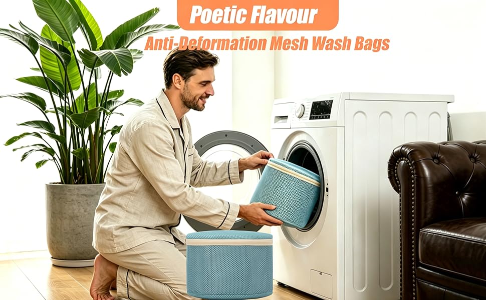 Anti-Deformation Mesh Wash Bags