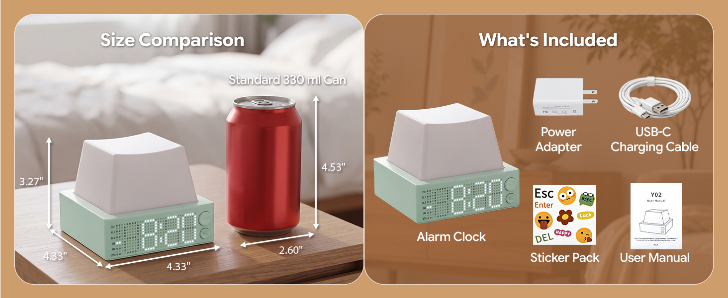 Keycap Alarm Clock