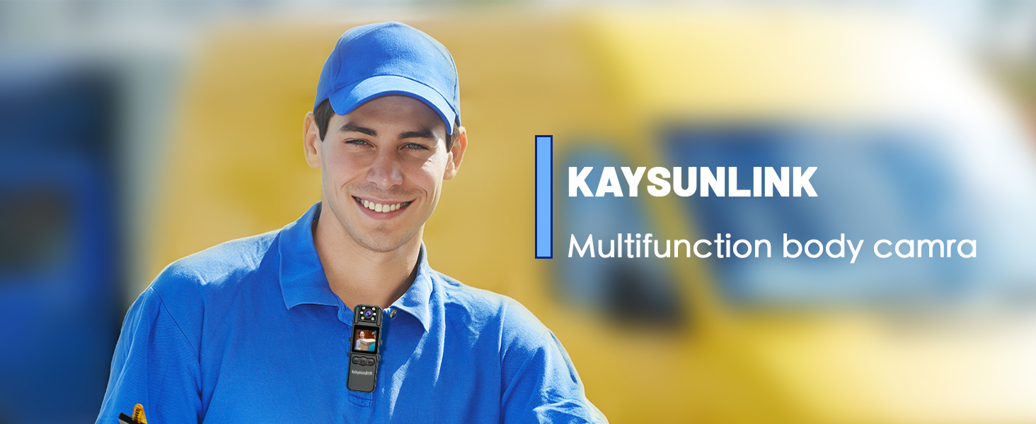 Kaysunlin Multifunction Body Camera