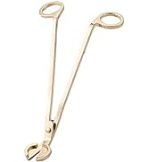 Lucklybestseller Candle Wick Trimmer, Candle Snuffer Long Handle, Polished Stainless Steel Wick C...