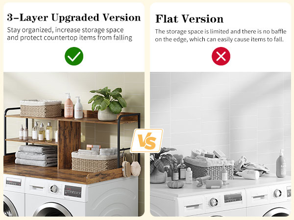 washer dryer countertop