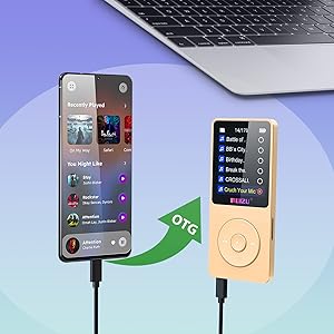 portable music player for kids ages 8-12 mini radio ipod nano storage capacity mp3 player spotify