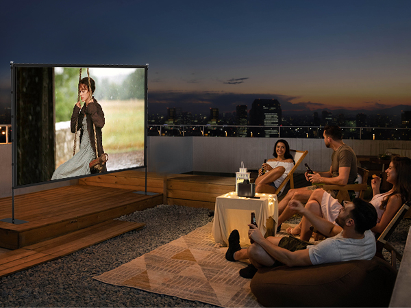 outdoor Projector Screen with Stand4