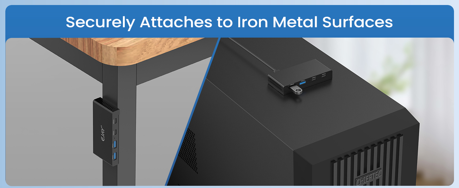 Magnetic USB Hub for Case