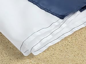 best nautica blue white xlarge foldable tarp neat sheet best nautical stripes striped lines 