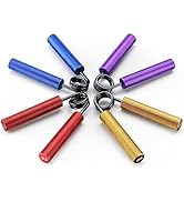ZEAGUS Grip Strength Trainer 4 Pack,50LB-200LB Metal Hand Grip Strengthener,Non-Slip Heavy-Duty F...