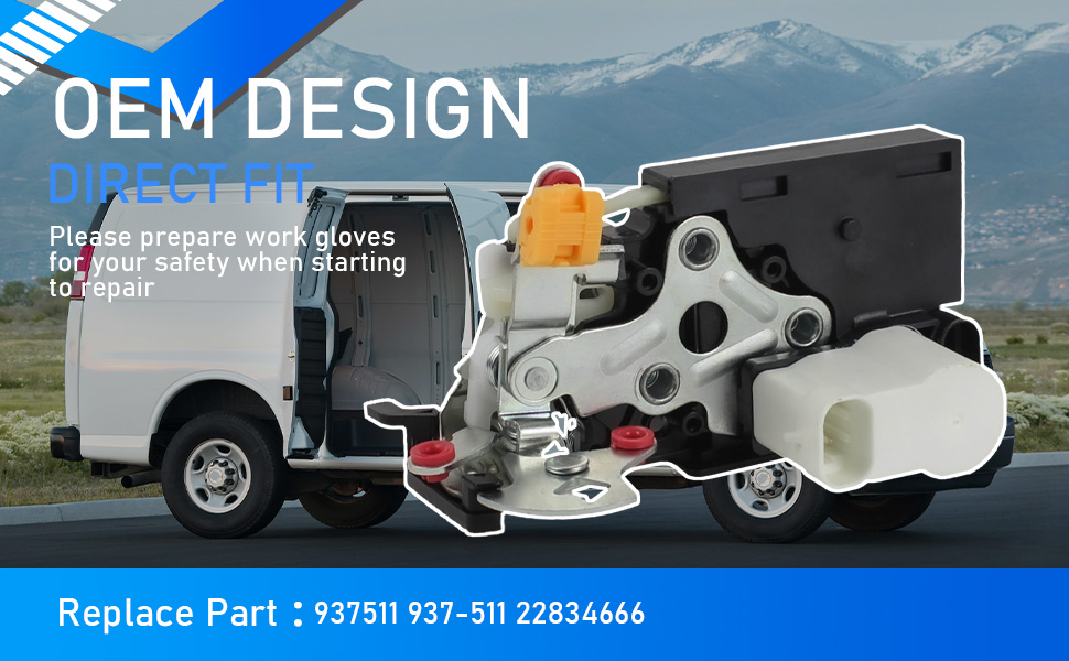 06 07 Chevy Passenger Door Lock Motor 2011 Savana 2500 Electric Door Lock Actuator 937511