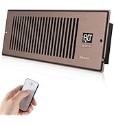 BIOWIND Quiet Register Booster Fan, Smart Register Vent Fits 4" x 12" Register Holes with Remote ...