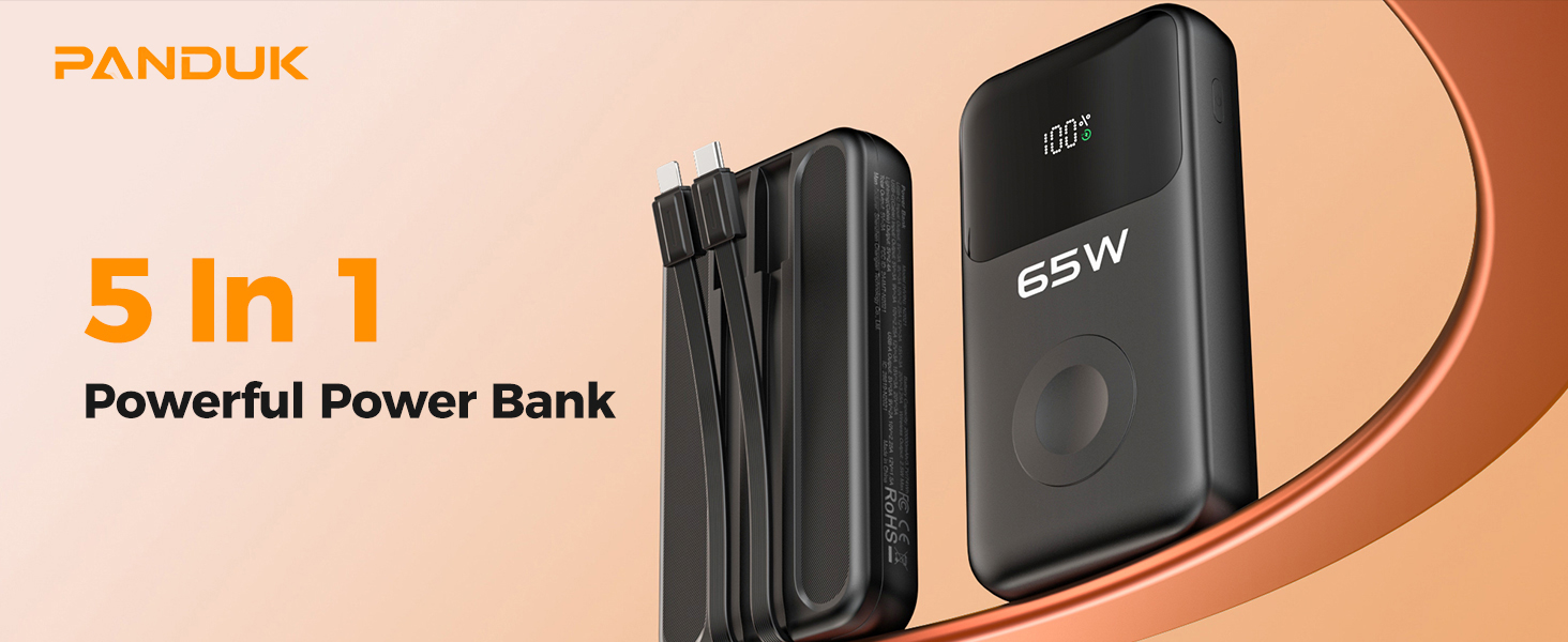 5 IN 1 portable charger