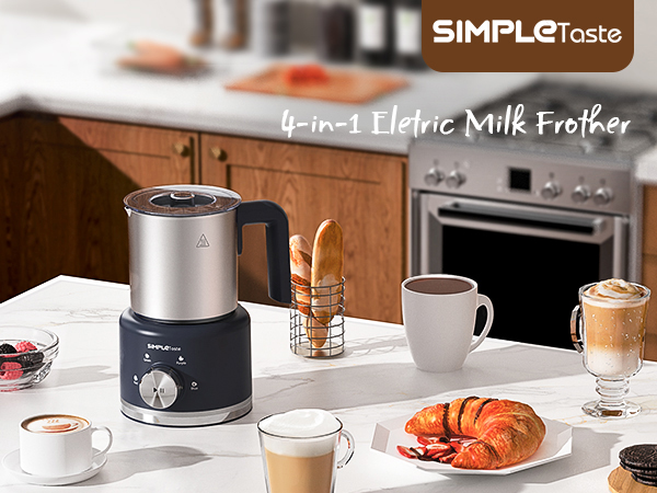 SIMPLETASTE Milk Frother and Steamer