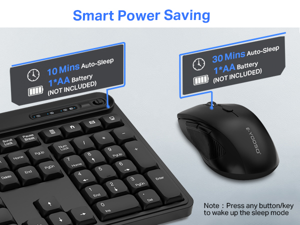 wireless keyboard and mouse combo