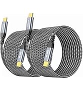 [10FT 2-Pack] USB C to USB C Cable, USB 3.2 Gen 2x2, 4K HDR Video Output, 100W Fast Charging, 20G...