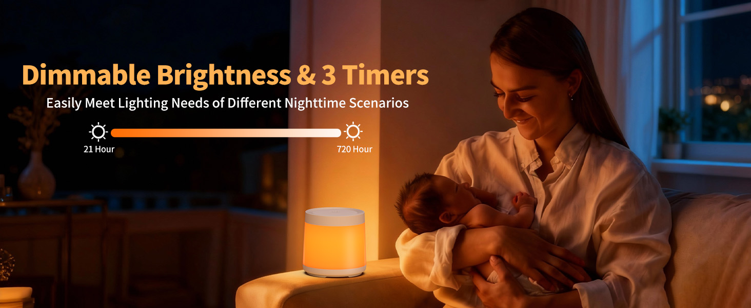 Dimmable Brightness &amp;amp; 3 Timers