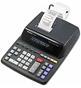 Sharp 12-Digit Print Calculator Desktop Size Adding Machine, Perfect for Everyday Use and Office,...