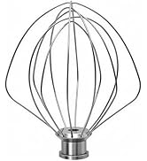KN256 6 Wire Whip Attachment for KitchenAid 5 5.5 6 Quart Bowl Lift Stand Mixer, Dishwasher Safe