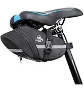 SunHalo Gear Bike Seat Bag - Bicycle Saddle Bag Under Seat Cycling Accessories Storage Pouch Wedg...