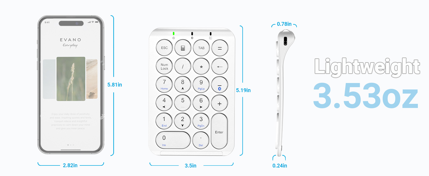 number pad