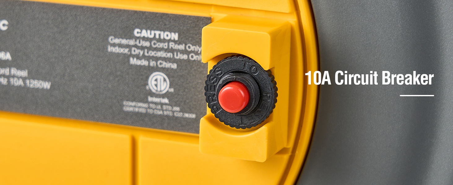 extension cord retractable reel