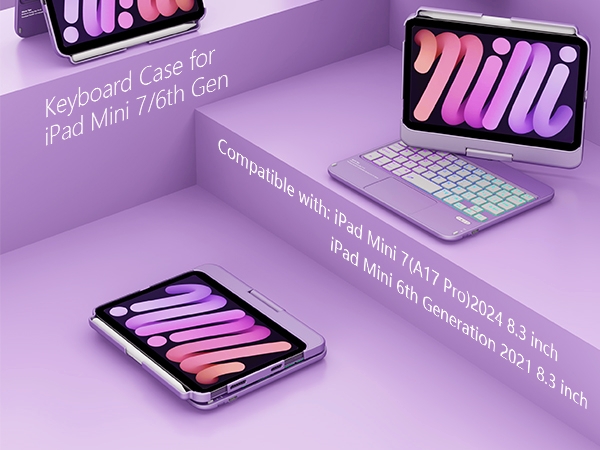 ipad mini 7 case with keyboard ipad mini 7 keyboard ipad mini 6th generation case with keyboard
