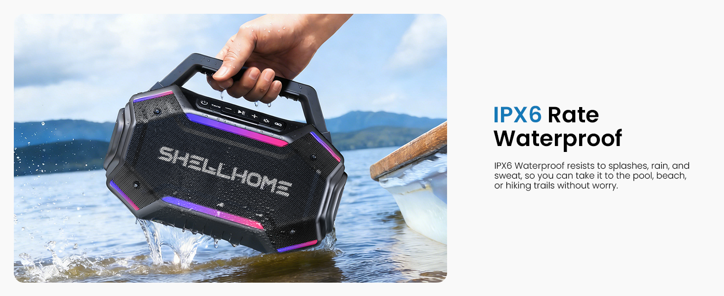 IPX6 Waterproof