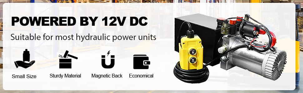Powered by 12V DC